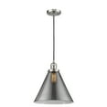 thumbnail image 2 of Innovations Lighting  Franklin Restoration Cone - 1 Light 12" Cord Hung Mini Pendant Plated Smoke/Brushed Satin Nickel, 2 of 5