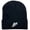 Black, variant on Men's Embroidered Retro Vintage Logo Cuff Beanie (Black)