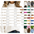 thumbnail image 3 of Yigetop Women's Cable Knit Turtleneck Sweater Soft Cozy Long Sleeve Pullover Casual Tops Warm Knitwear for Fall Winter Daily Wear Light green M, 3 of 6