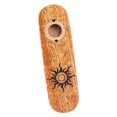 thumbnail image 1 of Mini instrumento de viento kazoo de madera de caoba kazoo para amantes de la música (el sol) Hugtrwg Para estrenar, 1 of 3