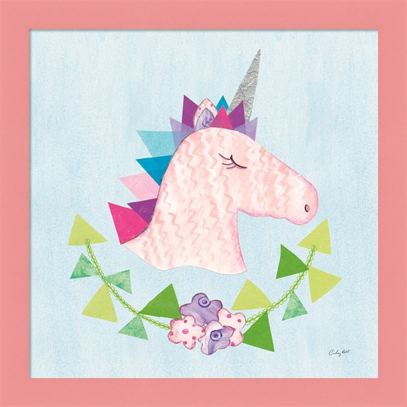 Great Art Now Unicorn Power III by Courtney Prahl, Framed Wall Art, 14W x 14H