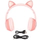 thumbnail image 2 of Auriculares para juegos con orejas de gato, auriculares para juegos con orejas de gato, auriculares LED, auriculares con orejas de gato, rendimiento de primer nivel, 2 of 9