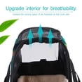 thumbnail image 4 of Peacock Feathers 17x10x11.8 in Pet Carrier Bag - Fabric 900D Oxford Cloth - Sherpa Base - Nylon Webbing - Comfy & Durable Pet Travel Bag for Small Dogs - 200 Characters., 4 of 7