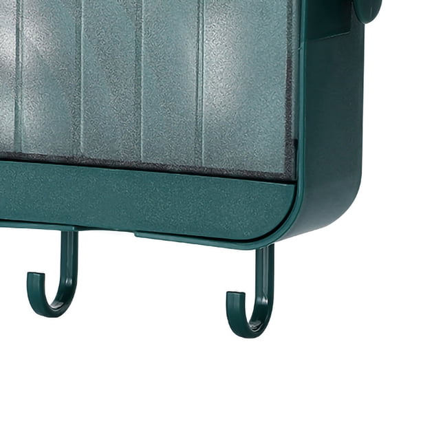 Caja de jabón montada en la pared, soporte para jabón, caja de jabón sin perforaciones, soporte para jabón, solución innovadora