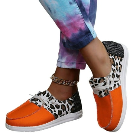 

Women s Fashion Sneakers Wear-resistant Heightening for Office Home Outdoor Wear 35 Orange