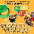 thumbnail image 5 of Taco Tuesday Plastic Tortilla Chip & Salsa Bowl Set, 10", Brown, 5 of 5