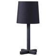 thumbnail image 1 of ORE International HBL2109 16.5 in. June Metal Cross-Legged Table Lamp - Black, 1 of 2