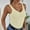 Beige, variant on Ladies Tank Tops Knit Tank Tops for Women V-neck Crop Women's Summer V Neck Knitted Solid Color Tank Top Basic Womens Tops Women's Summer Blouses Yellow XS