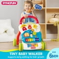 thumbnail image 5 of Joyfy 2 in 1 Baby Learning Walker, Baby Stand Learning Toys 6-12 Months, Educational Toys for 1 Year Old, Push Walker Gift with Wheels for Infant Boys Girls, 5 of 9