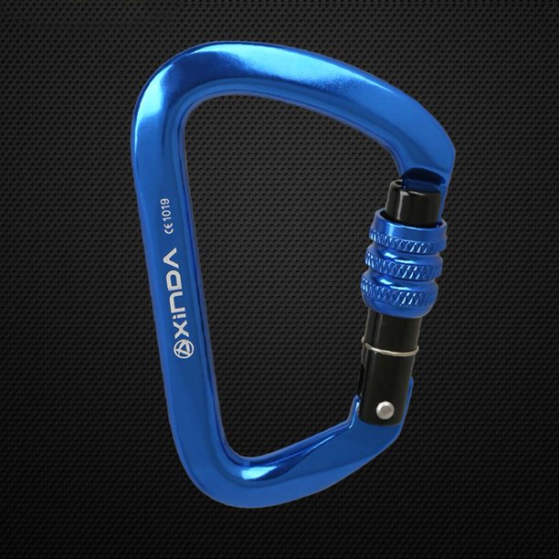 28KN Forma D Seguridad Master Lock Mosquetón Hebilla de escalada en roca (Azul) Ndcxsfigh Nuevos Originales