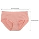 thumbnail image 2 of 5pcs 3D Calzoncillos suaves sin costuras para mujer Diseño de panal Bragas de cintura media Ropa interior de lencería de abdomen inferior cálido (gris, negro, color de piel, malva pálido, rojo), 2 of 5
