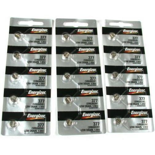 15 377 / 376 Battery SR626SW Energizer Watch Batteries