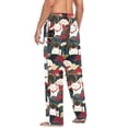 thumbnail image 3 of FORMRS Mens Pajama Pants with Pockets Soft Cotton Sleepwear Lounge Bottoms, Sizes S-2XL, White Lucky Cat, 3 of 7
