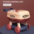 thumbnail image 1 of Fiudx Liquidación de ofertas flash Carrito de compras de cocina, juguetes, fregadero para lavar alimentos, utensilios de cocina, juguete para juego de rol, 1 of 2