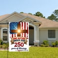 thumbnail image 2 of Amhnf One Nation Under God 250 Years Of Blessings American Flag Cross Garden Flag For Home Outdoor Garden Yard Decor 12x18 inch, 2 of 5