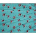 thumbnail image 4 of oneOone Polyester Lycra Fabric Leaves & Flower Floral Decor Fabric Printed BTY 56 Inch Wide, 4 of 4