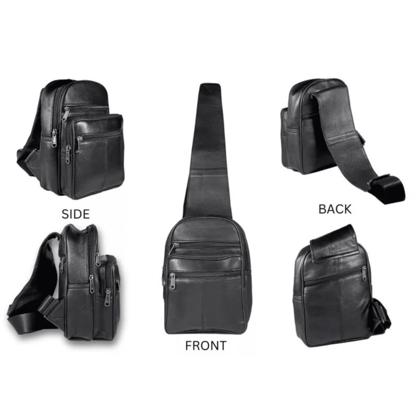 Crossbody Sling Bag for Men Women, Sling Backpack Shoulder Bag, Chest Daypack
