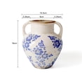 thumbnail image 5 of Stijggn Ceramic Vase Decorative Vases for Flowers Table Centerpieces, Kitchen Unique Decor for Rustic Farmhouse Living Room, Gift, 5 of 5