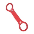 thumbnail image 5 of Xirurus Multifunctional Aluminum Bottom Bracket BB Wrench Tool for TL-FC32 Dub TL-FC25 TL-FC24 Mountain Road Bikes Bicycle Repair, 9.8 inches / 250 mm Length, Red, 5 of 9