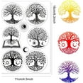 thumbnail image 2 of 1sheet Tree of Life Clear Stamps for Card Making Decoration Scrapbooking Moon Silicone Rubber Stamp, 2 of 9