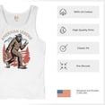 thumbnail image 6 of American Legend Bigfoot Tank Top Patriotic Funny Sasquatch Fan 4 July USA Flag Beer BBQ Tailgate Party Men's Top, 6 of 7