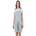 thumbnail image 4 of Overol Maternidad Corto Algodón Cómodo Overol Mujer Embarazo Casual Ajustable Color Gris, 4 of 4