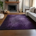 thumbnail image 6 of Addison Rugs Mayfield Washable Transitional Casual Purple Rectangle Rug, 9' x 12', 6 of 6