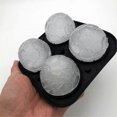 thumbnail image 2 of Silicone Rugby Ice Tray Shape Whisky Ice Ball Maker Hockey Mold, 2 of 5