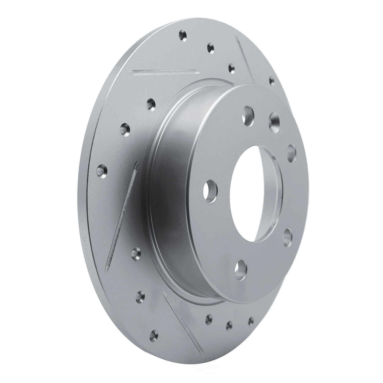 Dynamic Friction Company 631-45047R DFC Brake Rotor - Drilled And Slotted - Silver