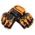 thumbnail image 3 of Guantes de kickboxing, guantes profesionales sin dedos para MMA, guantes para saco de boxeo, guantes de boxeo sin dedos optimizados para la excelencia, 3 of 8