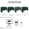 thumbnail image 7 of PiccoCasa Tablecloth Dining Table Cover for Indoor Outdoor Green 55"x70", 7 of 7