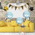 thumbnail image 4 of 10 globos redondos a rayas para cumpleaños, bodas, decoración del hogar., 4 of 7