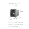 thumbnail image 5 of Dakota 283 Extra Large G3 Kennel - Frame Door - Coyote Granite, 5 of 5