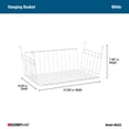 thumbnail image 4 of Canasta Colgante de Alambre ClosetMaid 47x27x20cm Blanca, 4 of 7