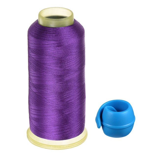 Unique Bargains Polyester Embroidery Thread Thread Spools Savers Kit, Deep Purple Blue