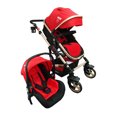 thumbnail image 1 of Sistema de Viaje Angelin Baby  3 en 1 Con Amortiguador Noni Rojo, 1 of 3