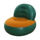 thumbnail image 3 of Sofá inflable multifuncional suave y portátil con asiento naranja y verde, 3 of 9