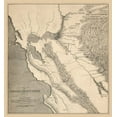thumbnail image 2 of Derby 20x21 Gold Ornate Wood Framed with Double Matting Museum Art Print Titled - California Mining Districts - Derby 1849, 2 of 4