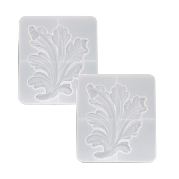 Clearance Epoxy silicone mold under $5,Tropical Leaves Resin Moulds Leaf Moulds Silicone Moulds Epoxy Moulds Artificial Slice Home Decor 2PC