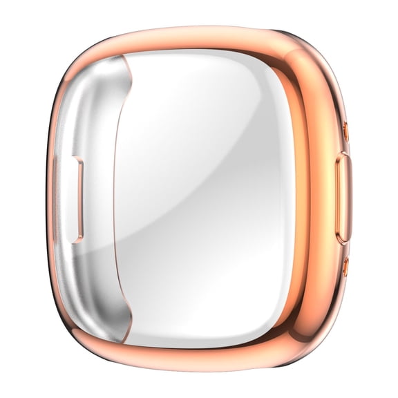 SDFGTstore For FitbitVersa 4 Bumper Case Waterproof Ultra-Thin Washable Cover TPU Prote
