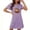Purple, variant on Wensltd Womens Nightgown Soft Short Sleeve Halloween Pajamas Women Cute Print Nightdress