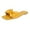 Yellow, variant on NOKIO Women's Open Toe Flat Sandals Bow Knot Slides Leather Summer Slippers Ladies Fashion Solid Color Bow Breathable Non-slip Wear-resistant Sandals