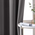 thumbnail image 2 of OSLIFE 2 Paneles Cortinas Blackout,Aislamiento T&eacute;rmico para Sala/Rec&aacute;mara Ventana,Suave 100% Microfibra Poli&eacute;ster Impermeable,Anillo de Sujeci&oacute;n,Reducci&amp, 2 of 7