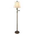 thumbnail image 1 of Crestview Barton Swing Arm Floor Lamp 61.5"Ht In Resin New Bronze CVAVP044, 1 of 1