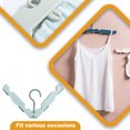 thumbnail image 4 of Percha de ropa plegable Naiovety de Plástico para Senderismo y Vacaciones color Verde claro, 4 of 6
