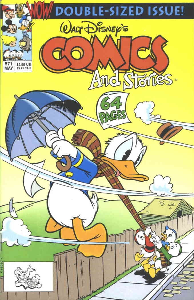 Cover of Walt Disney's Comics and Stories #571