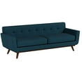 thumbnail image 5 of Modway Engage Mid-Century Modern Upholstered Fabric Sofa in Azure, 5 of 5