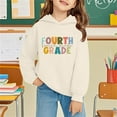 thumbnail image 2 of Ruyang Fourth Grade Hooded Sweatshirts First Day of School Hoodies Girls Boys Back To School Hoodie Trendy Pullover Top, 2 of 5