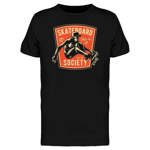 Skateboard Society Tee Men's -Image by Shutterstock