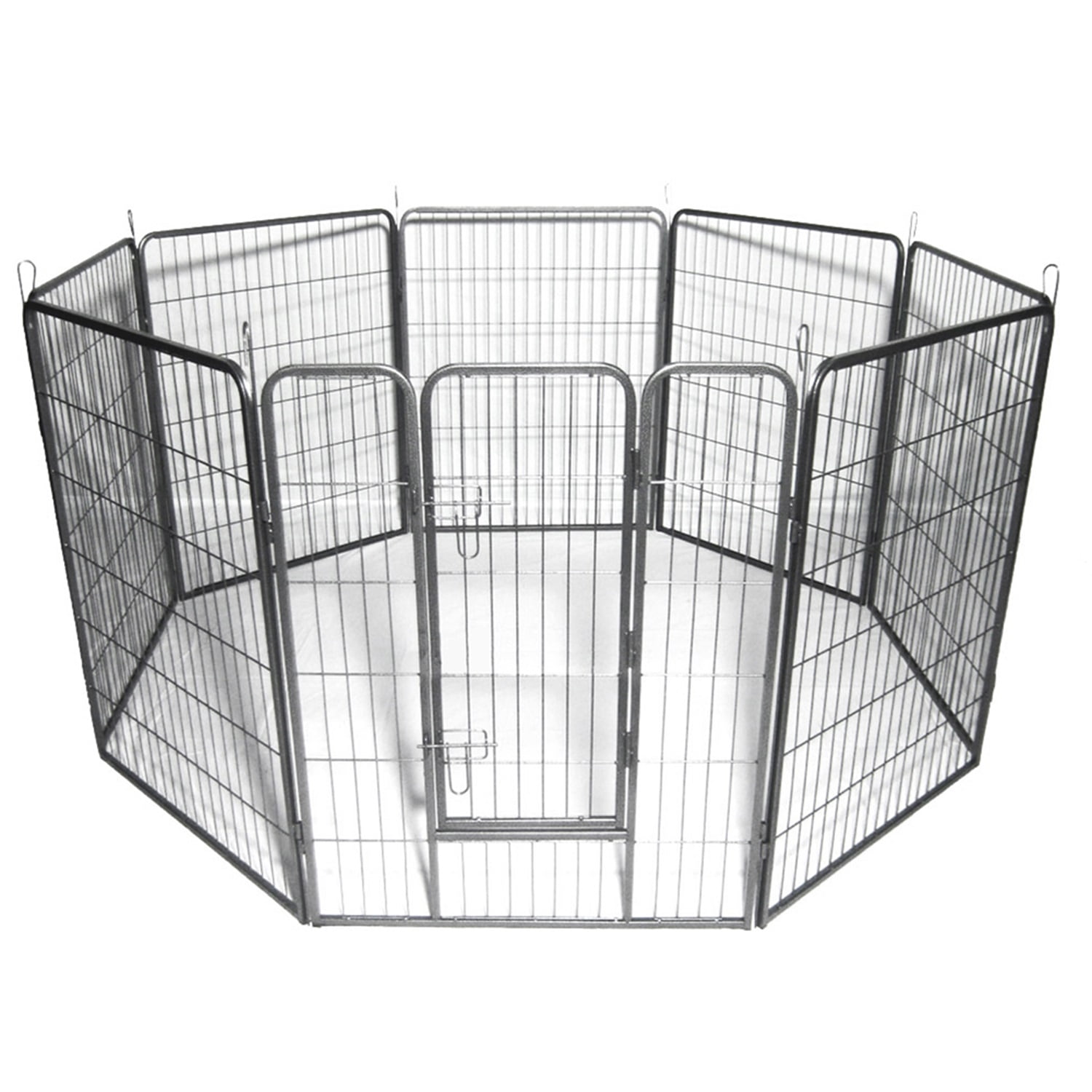Pefilos 39"Height Dog Playpen Outdoor, 8 Panels Dog Pen Dog Fence Exercise Pen with Doors for Large/Medium/Small Dogs, Pet Puppy Playpen for RV, Camping, Yard, Black L Pefilos 39"Height Dog Playpen Outdoor, 8 Panels Dog Pen Dog Fence Exercise Pen with Doors for Large/Medium/Small Dogs, Pet Puppy Playpen for RV, Camping, Yard, Black L